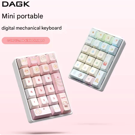 Bộ Numpad Cơ -  Bàn phím số cơ học - F21 Pro - Led RGB - Hotswap - Có Led viền - 3 Mode - APP