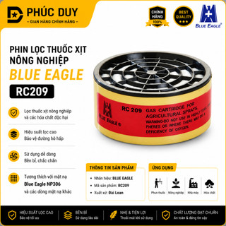 😷 MẶT NẠ PHÒNG ĐỘC BLUE EAGLE NP305 (CHÍNH HÃNG)