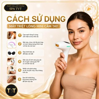 [ BH 12 THÁNG ] MÁY TRIỆT LÔNG MINI CẦM TAY IPL CAO CẤP DÙNG CHO CÁ NHÂN