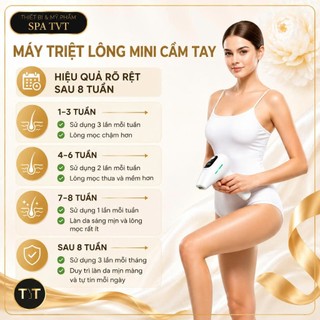 [ BH 12 THÁNG ] MÁY TRIỆT LÔNG MINI CẦM TAY IPL CAO CẤP DÙNG CHO CÁ NHÂN