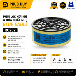 😷🛡️ MẶT NẠ PHÒNG ĐỘC BLUE EAGLE NP306 2 PHIN – CHÍNH HÃNG ĐÀI LOAN
