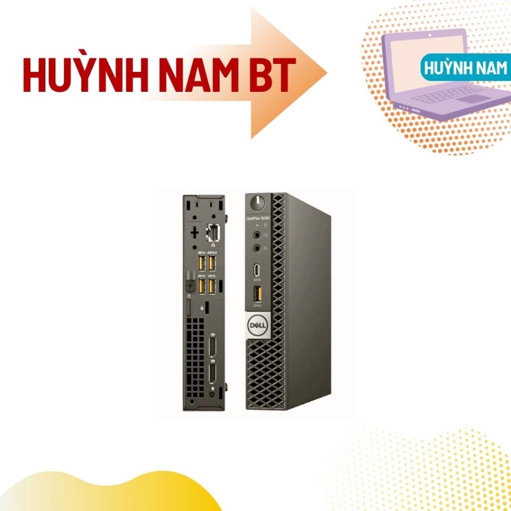 PC Dell Tiny Like New H110|i3 6100|RAM4G|SSD128G. hàng new bảo hành 12 tháng.