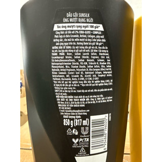 DẦU GỘI SUNSILK 850g