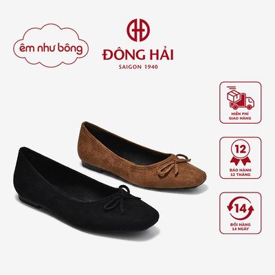 [ÊM NHƯ BÔNG] Giày Búp Bê Đông Hải Phối Nơ - G5919