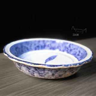 Bát thấp | Men đá | 16x4cm