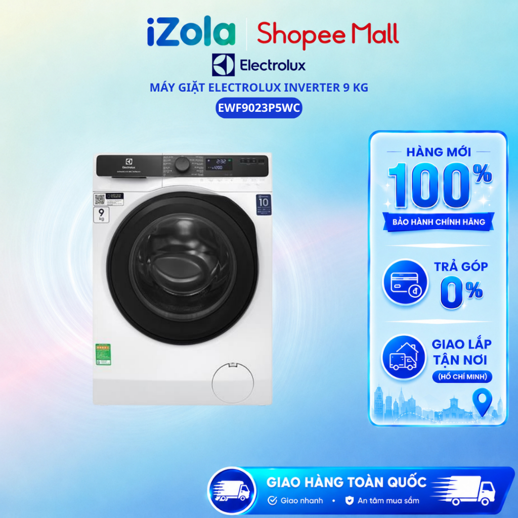 EWF9023P5WC - Máy giặt Electrolux 9 kg UltimateCare 500 Inverter EWF9023P5WC - Hàng chính hãng
