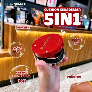 Phấn nước cushion sena demar be glow cushion dạng kem,giúp dưỡng ẩm, làm trắng 15g -  cushion senademar hạn 2028  CD683