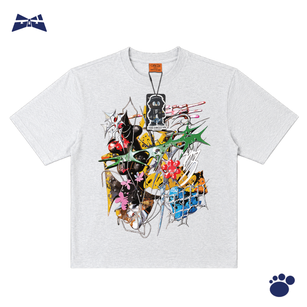 ÁO THUN ABSTRACT CHAOS ART GRAPHIC UNISEX - GIGA STORE GG029