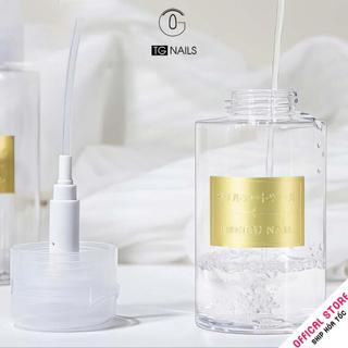 Lọ rỗng đựng nước lau gel tem vàng 300ml