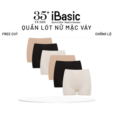 Combo 6 Quần lót nữ mặc váy iBasic không đường may free cut PANW205