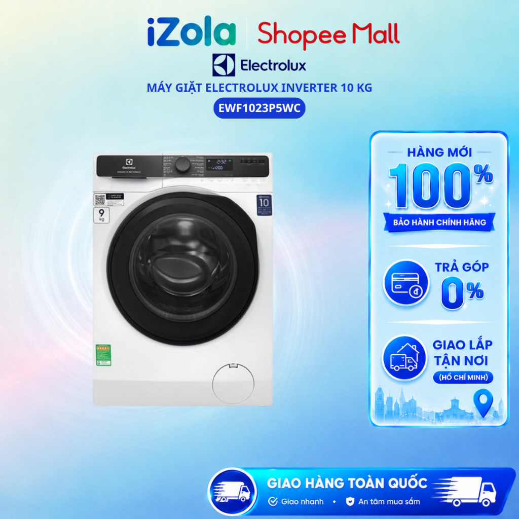 EWF1023P5WC - Máy giặt Electrolux 10 kg UltimateCare 500 Inverter EWF1023P5WC - Hàng chính hãng