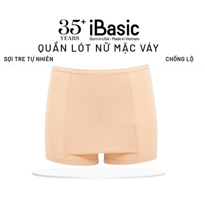 Quần lót mặc váy chống lộ ngang đùi iBasic vải bamboo hai lớp PANW154