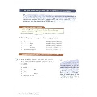 Sách - Lessons for IELTS - Listening (Tái bản)