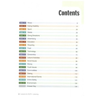 Sách - Lessons for IELTS - Listening (Tái bản)