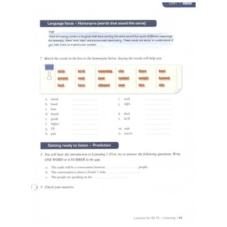 Sách - Lessons for IELTS - Listening (Tái bản)