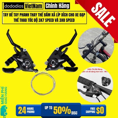 Bộ Tay Đề Tay Phanh Líp Xe Đạp Bấm Tốc Độ 3x7 Speed Và 3x8 Speed - Hàng Chính Hãng dododios