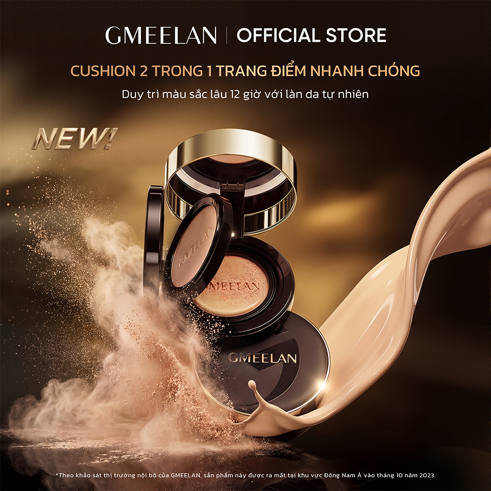 【Cushion Hot Nhất Hiện Nay】GMEELAN Cushion 2 trong 1 Truffle Chống Oxy Hóa với Zinc PCA (7g + 10g) T