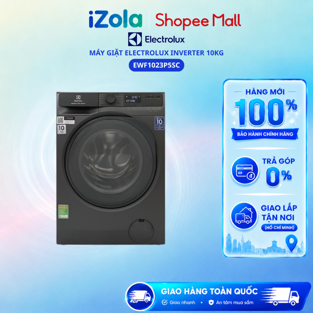EWF1023P5SC - Máy giặt Electrolux UltimateCare 500 Inverter 10 kg EWF1023P5SC - Hàng chính hãng