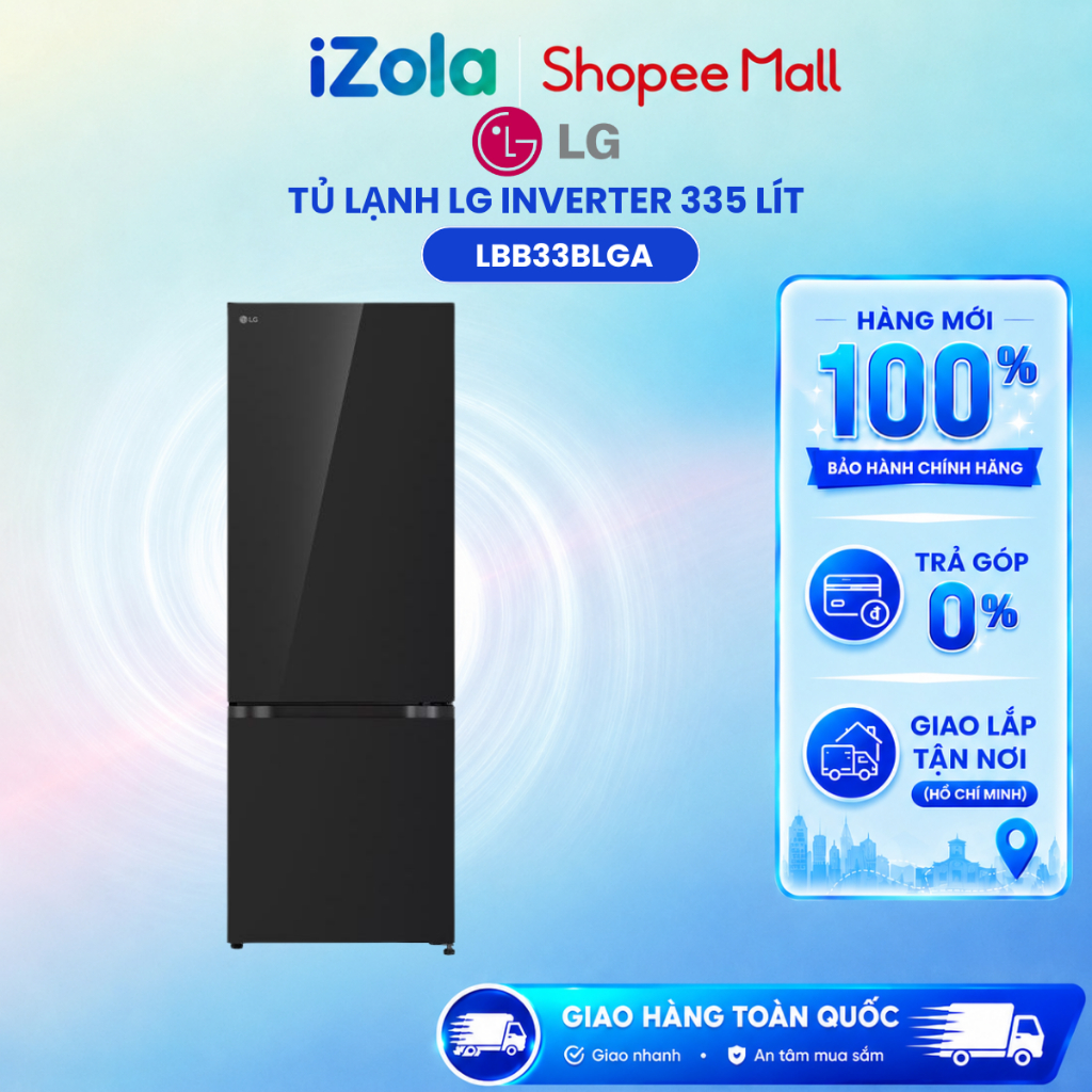 LBB33BLGA - Tủ lạnh LG Inverter 335 lít LBB33BLGA - Hàng chính hãng
