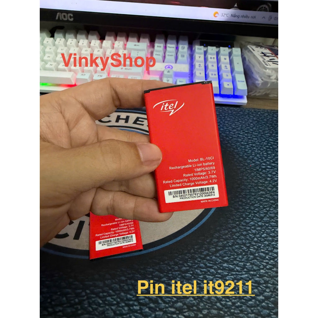 Pin itel it9211 - Pin thay thế cho điện thoại itel it9211