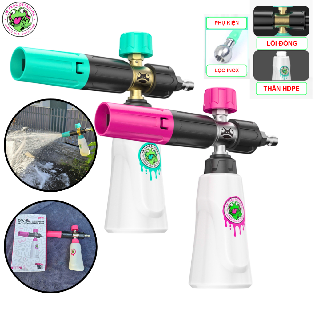 Bình Phun Tạo Bọt Tuyết Mini Jiong Wa Sử Dụng Dung Dịch Nguyên Chất