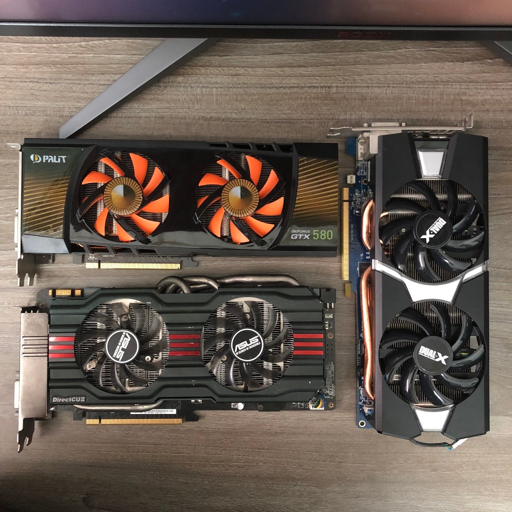 Vga card cũ hiệu năng cao chiến game nặng giá tốt GTX 570, 580, 680, 1650 vram GDDR5 nhiều hãng