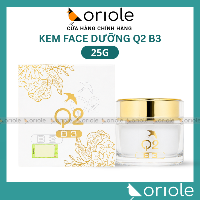 Kem Face Q2 B3 25g Chính Hãng - Kem Face Trắng Da Mờ Thâm Nguyễn Liên - Phiên Bản Mới