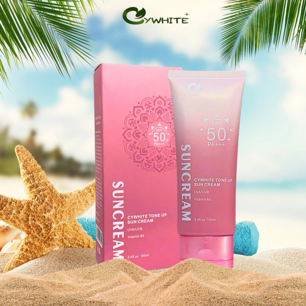 [Chính hãng] Kem chống nắng Cywhite Konami suncream natural tone up sun milk  100ml