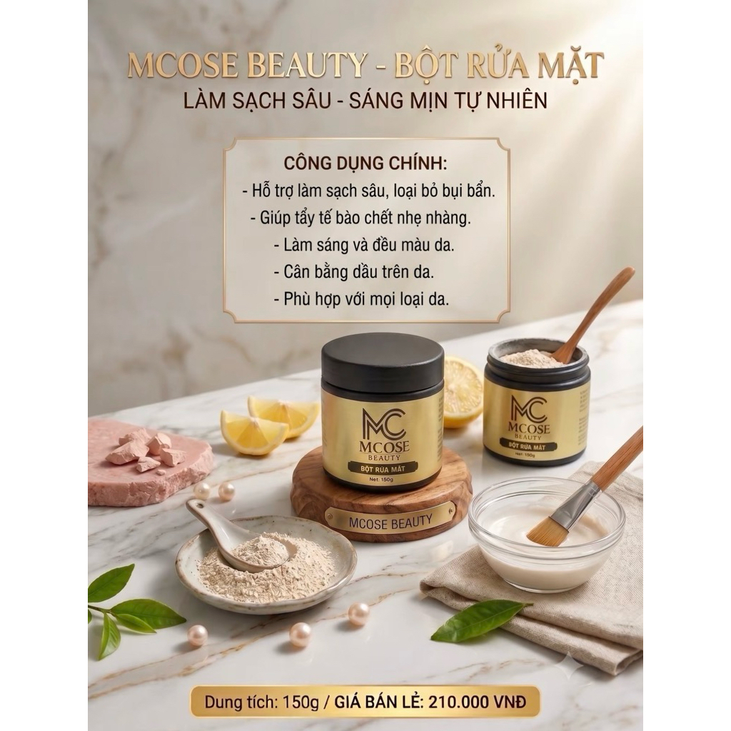 📍SALE SỈ BỘT RỬA MẶT MỚI MCOSE/ MC SKIN CHÍNH HÃNG MẪU MỚI📍