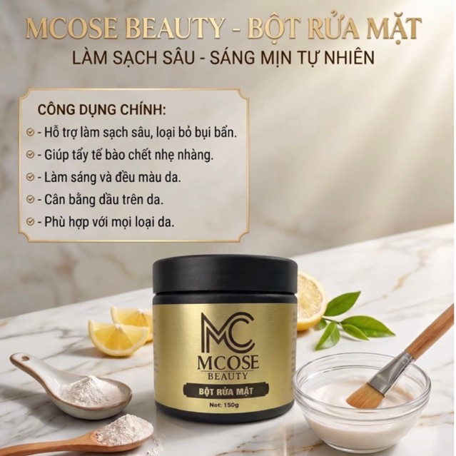 [ MCSKIN ] GIÁ SỈ BỘT RỬA MẶT MCSIN BEAUTY