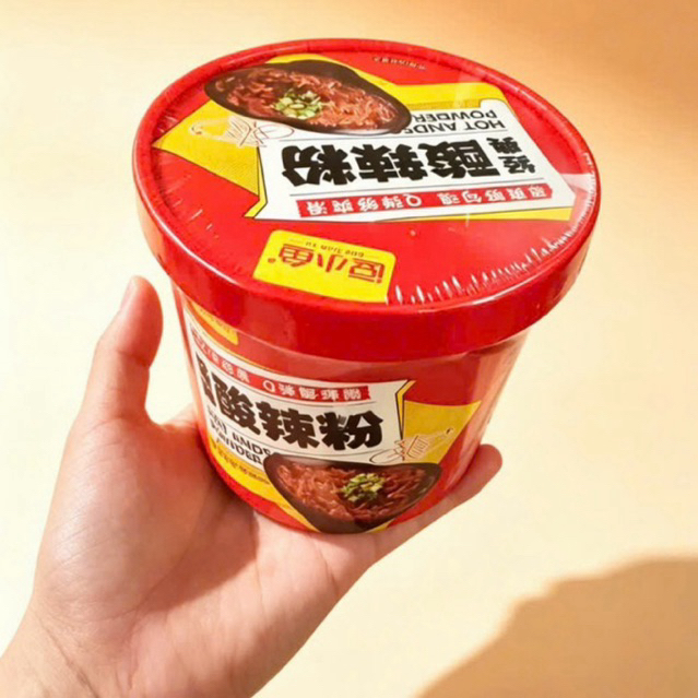 1 Cốc Miến Lạnh Chua Cay Tứ Xuyên Đậu Tiểu Ngư 55gr