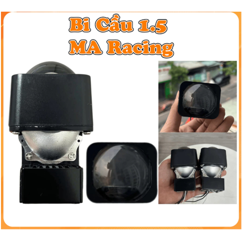 Bi LED MT RACING,MA RACING 1.5 inch - 45w cắt sáng chống chói lắp Ô tô xe máy