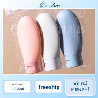 Bộ 3 Lọ chiết mỹ phẩm dầu gội dầu xả VINALUXURY Tuýp chai chiết sữa tắm dầu xả du lịch dã ngoại
