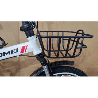 xe đạp gấp gọn SHIBOEMI 20 inch, vành đúc 5dao. xe có gacbaga,giỏ xe, chắn bùn thép như hình