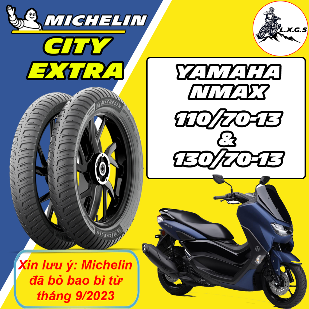 (CITY EXTRA - 110/70-13& 130/70-13 - NMAX) Vỏ lốp xe Michelin City Extra cho YAMAHA NMAX