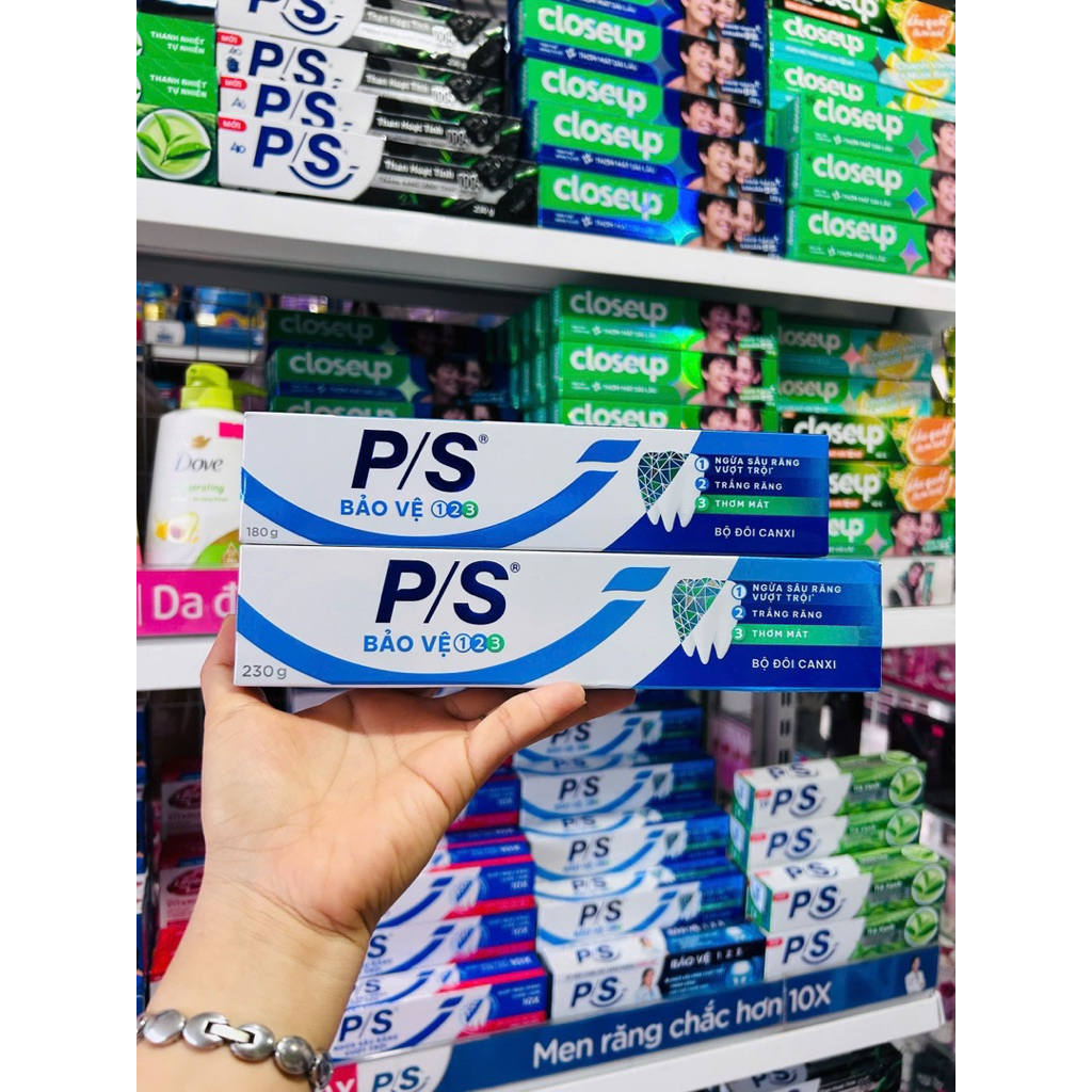 Combo 2 tuýp kem đánh răng PS bảo vệ 123