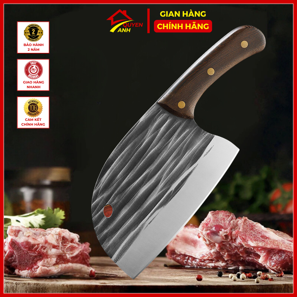 Dao thái thịt - chặt xương Nhật bãi rất sắc bén, cán gỗ, cầm rất đầm tay