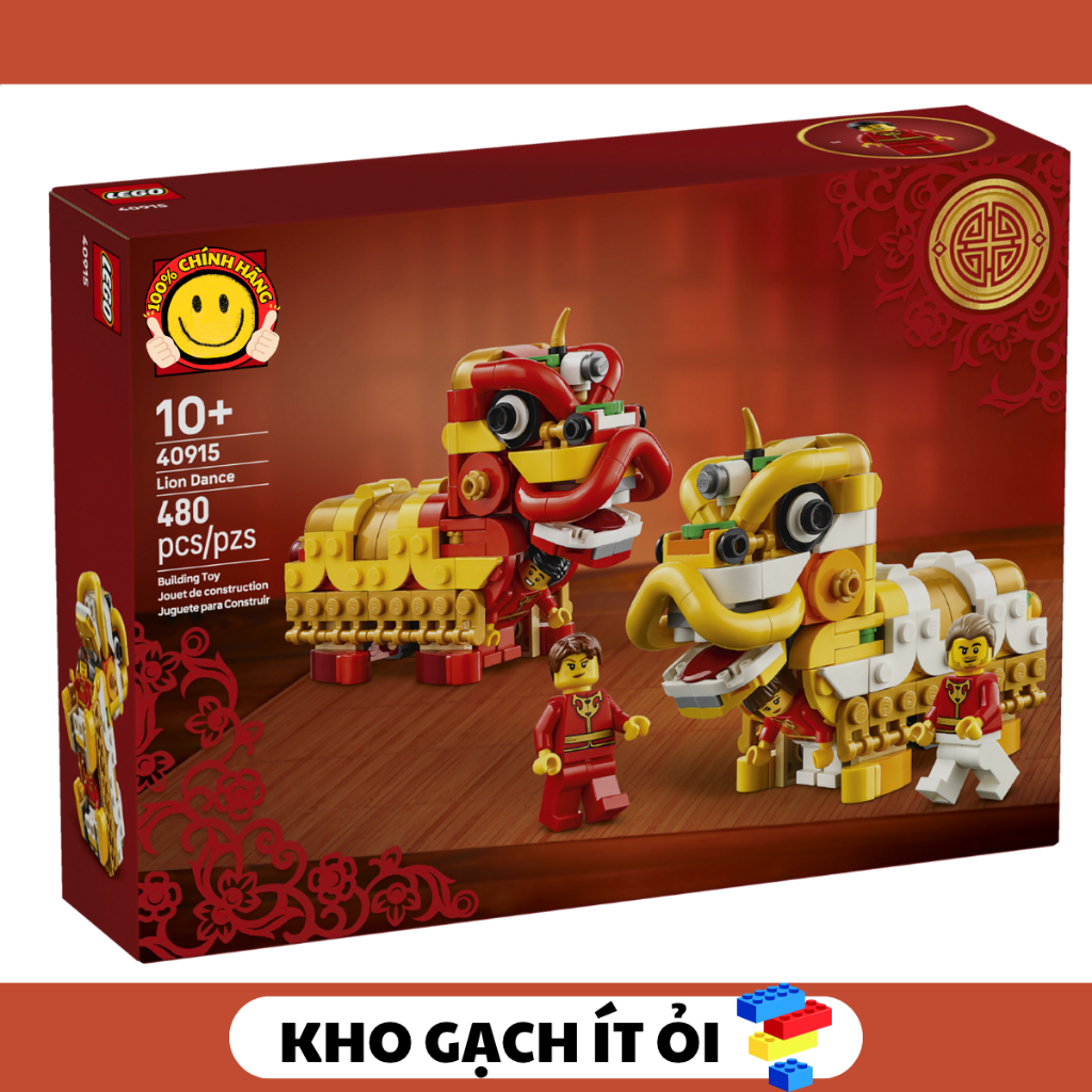 40915 - Lion Dance - Đủ gạch + box + sách - Like new