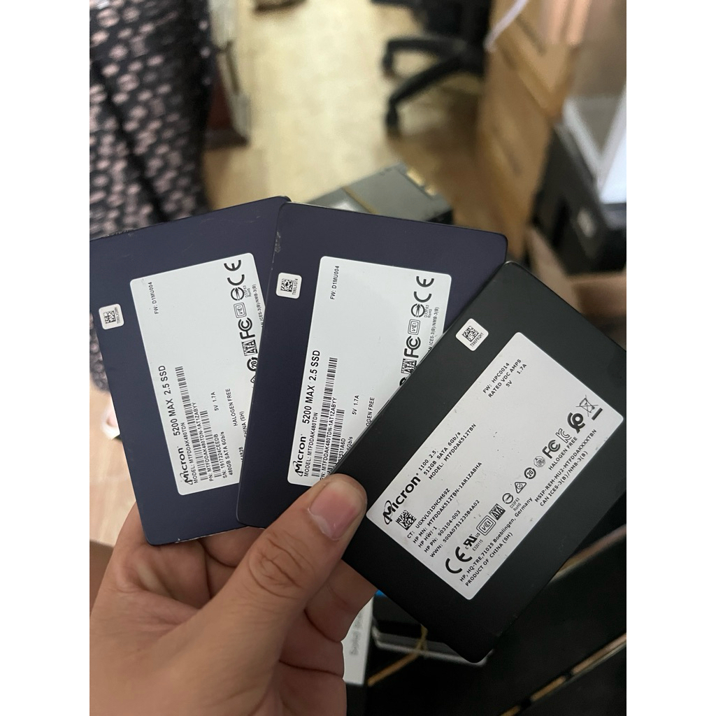 SSD cũ 120gb 128gb 240gb 256gb 480gb 500gb 512gb các hãng