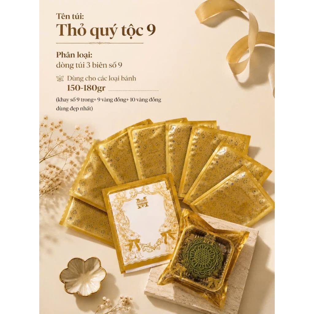 100 khay trong + 100 túi đựng bánh trung thu 120g-300g