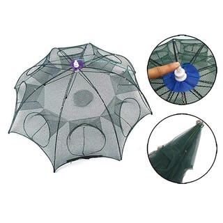 Lưới Bắt Cá Bát Quái Dã Ngoại Tự Bung 8 Cửa