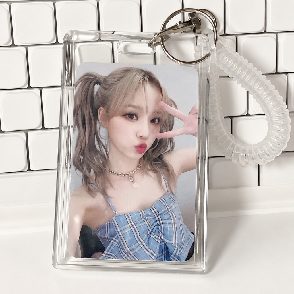 Card Holder trong suốt - Bao đựng thẻ - Bao đựng card Acrylic - Móc khóa đựng card