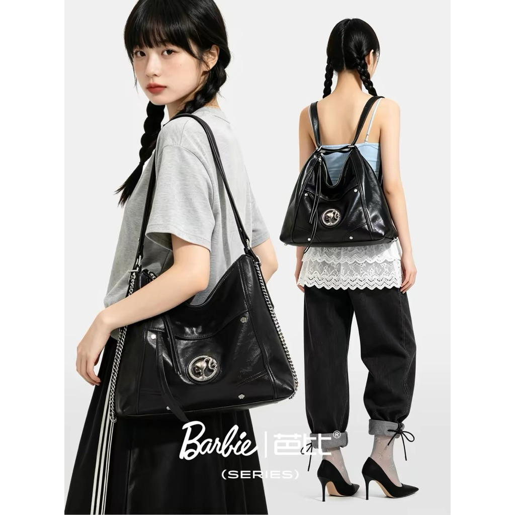 Balo/ túi kẹp nách Barbie chính  full box