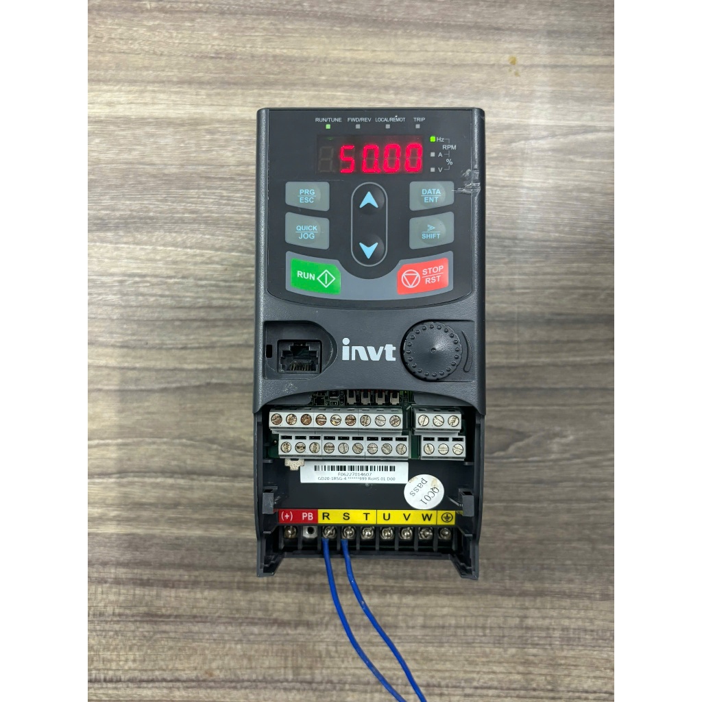 Biến tần INVT  GD20-1R5G-4  nguồn 380VAC công suất 1.5kW tháo máy