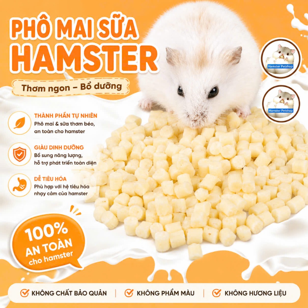 Phô mai cheese cho hamster , thỏ , bọ , sóc