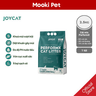 (Túi 2.5kg / 6L) Cát vệ sinh cho mèo JOYCAT cát sắn mix cát khoáng khử mùi vón cục tốt Mooki Pet