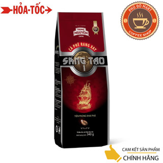 Cà phê rang xay pha phin trung nguyên sáng tạo 1 - loại gói 340gr