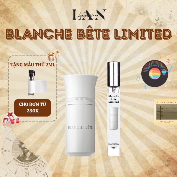 Nước Hoa Unisex Blanche Bete Limited LAN PERFUME, Nước Hoa Chiết Hương Thơm Ngọt Ngào, Thu Hút, Ấn T