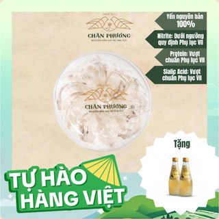 Chân Phương | Tổ Yến Thô Lông Vừa + 2 Chai Mật Hoa Thốt Nốt Tươi + Kèm Nhíp Nhặt Lông
