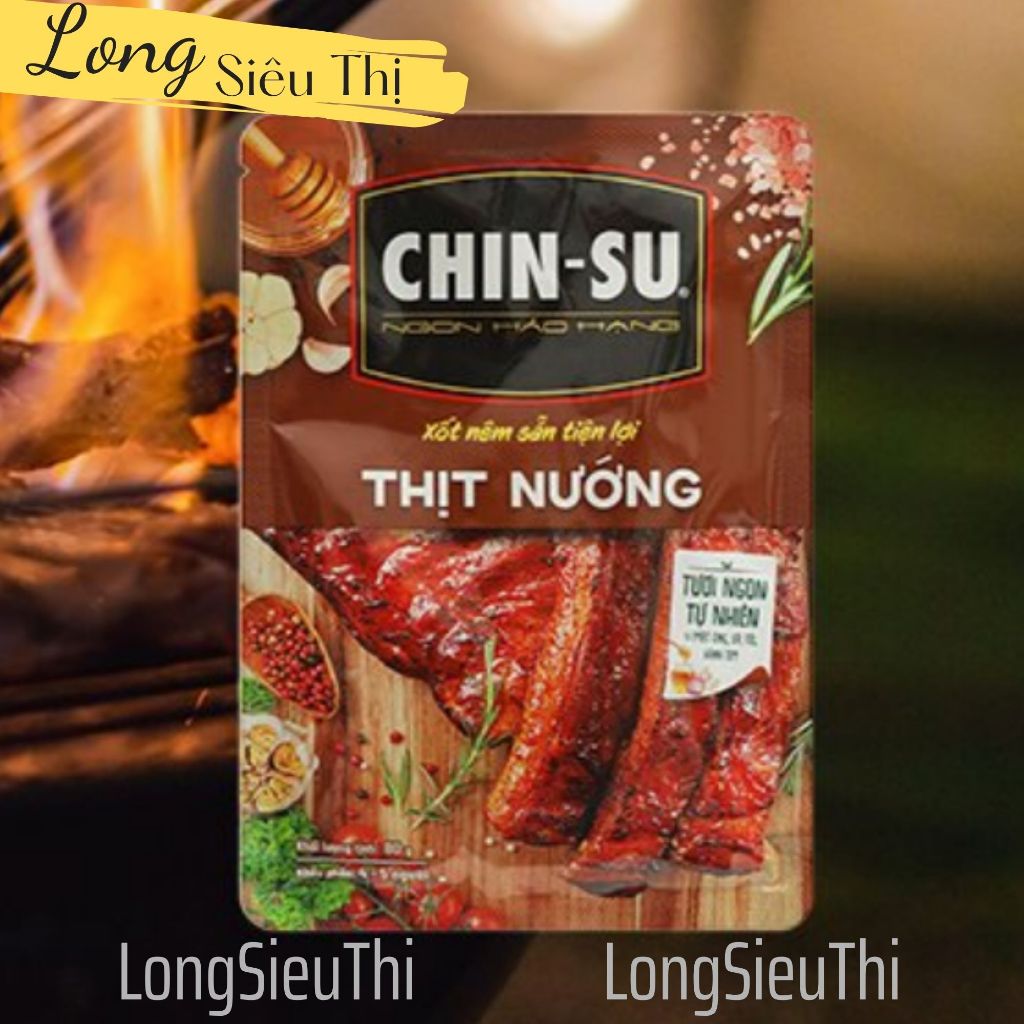 20/30 gói x80gr Xốt Thịt Nướng Chinsu- Xốt gia vị nêm sẵn thịt nướng .